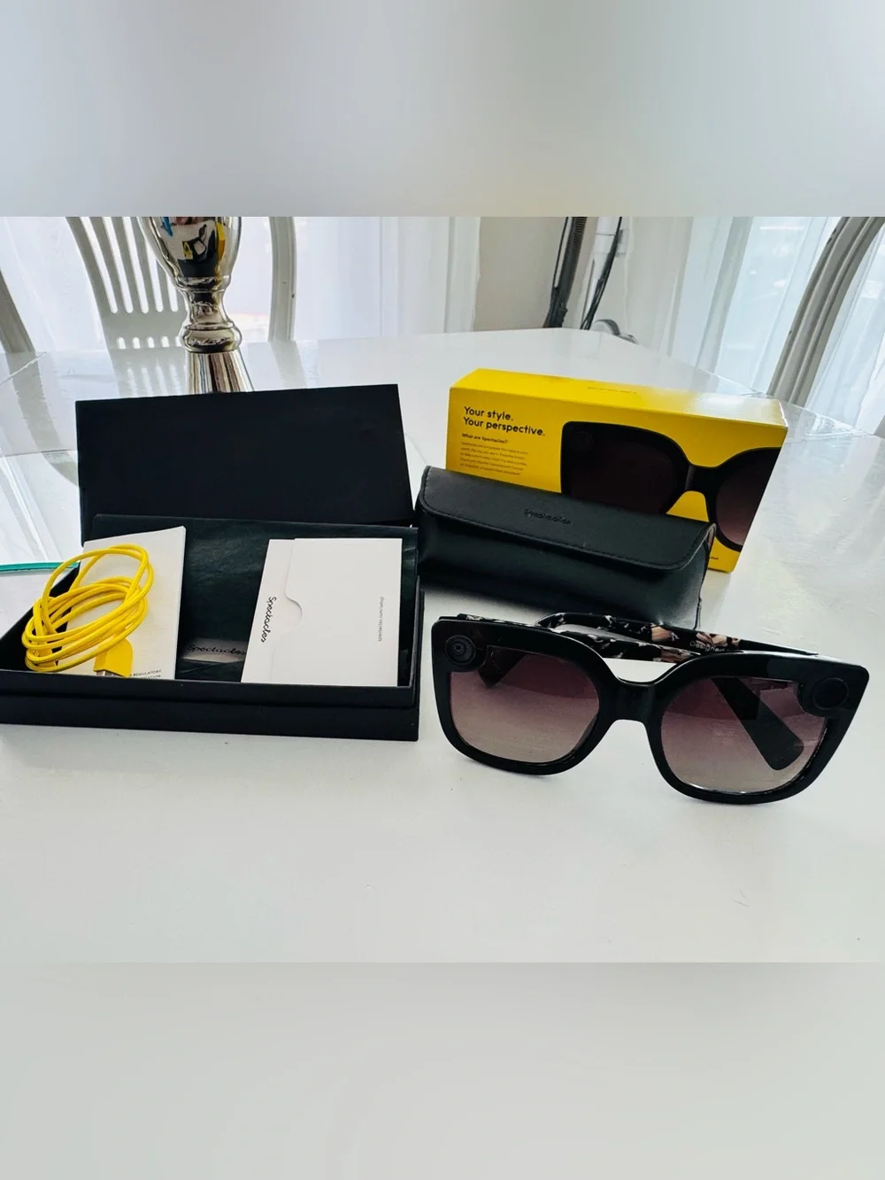 Snap Spectacles 3 Veronica Smart Sunglasses Camera Glasses Black Gradient Set